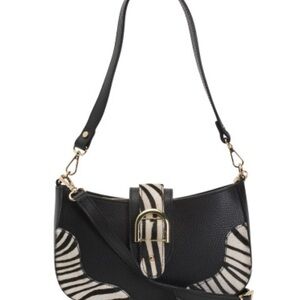 ISADORA
Made In Italy Leather Zebra Crossbody